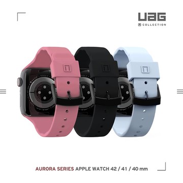 [U] Apple Watch 38/40/41/42(S10/11)mm 透氣矽膠錶帶