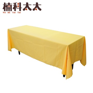 會議場地佈置 米黃色 長桌布 市集桌巾 展覽展場 會議桌 長方形桌巾 擺攤桌布 展會桌布 FT18060FCY