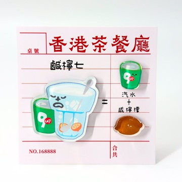 呢個加呢個磁貼 - 凍檸茶
