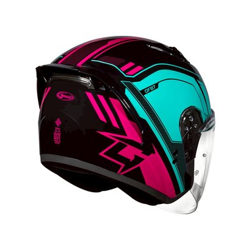 SOL 安全帽 SO-11P OF-87 公爵 黑綠粉 半罩 3/4罩 內藏墨鏡 加長鏡片 輕量化 雙D扣 雙層鏡