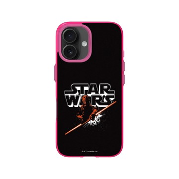 iPhone 16 Clear 粉漾桃 - 迪士尼-星際大戰 Star Wars - 達斯魔-星際大戰Logo