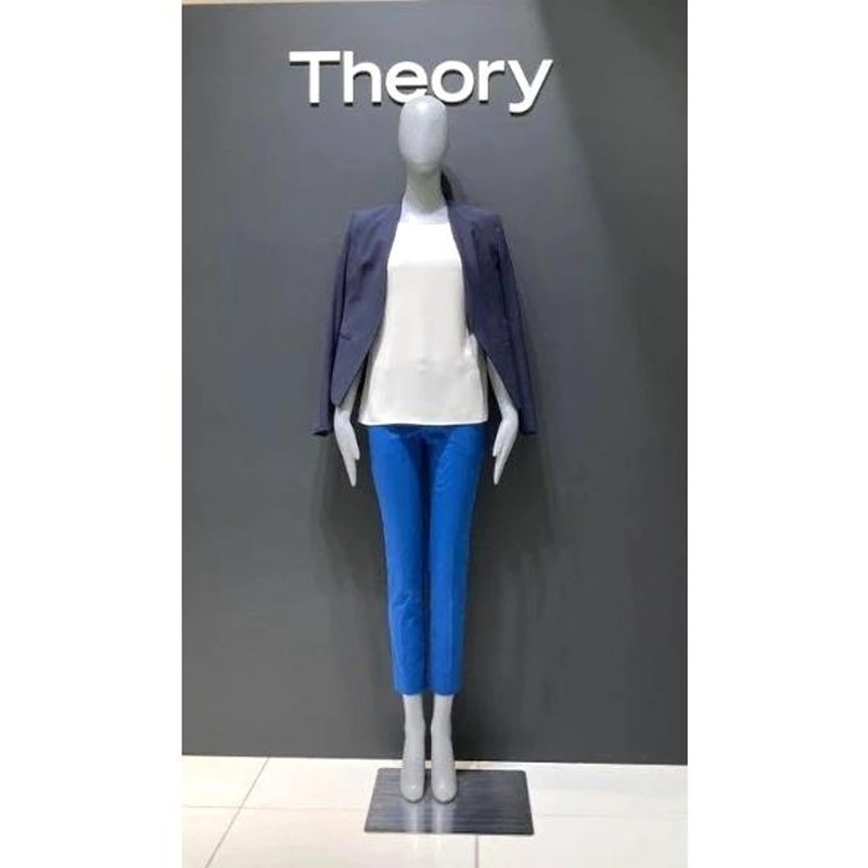 theory セオリー タグ付き テーパード クロップドパンツ 小さいサイズ