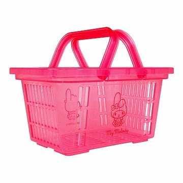 【震撼精品百貨】美樂蒂 My Melody ~日本三麗鷗SANRIO 美樂蒂迷你塑膠手提籃-紅*17974