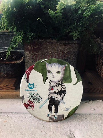 珪藻土杯墊 | 貓杯墊系列