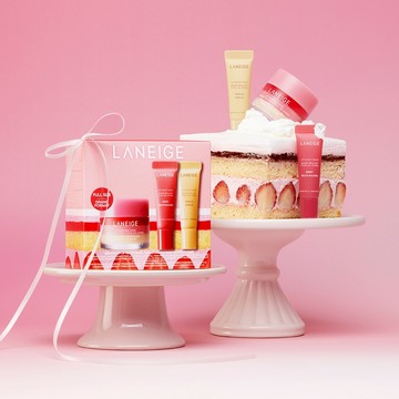 莓好繽紛唇膜禮盒(草莓奶油蛋糕)