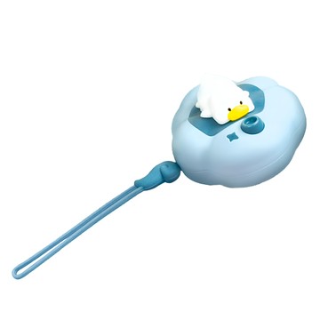 aibo 充電式 雲朵朵 暖蛋暖手寶 便攜手腕掛繩設計  USB-22T2  藍色萌鴨