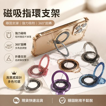低價下殺！Magsafe磁吸支架 適用於市面上手機 手機殼 不留膠 背貼支架 無線充電 橫豎兩用 多功能手機支點
