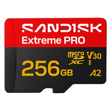SanDisk 晟碟 Extreme PRO microSD UHS-I 記憶卡 SDSQXCJ-256G-GS6MA  1個  256GB
