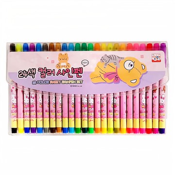 YOUNG ART 女孩款簽字筆 Color Sweet Signpen  綜合色  24支
