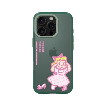 iPhone 16 Pro Clear 憂墨綠 - OSAMU GOODS - Betty 遺失了高跟鞋