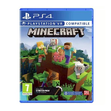 PlayStation PS4 我的世界 新手收藏版 中英日文歐版 Minecraft Starter Collection  1個