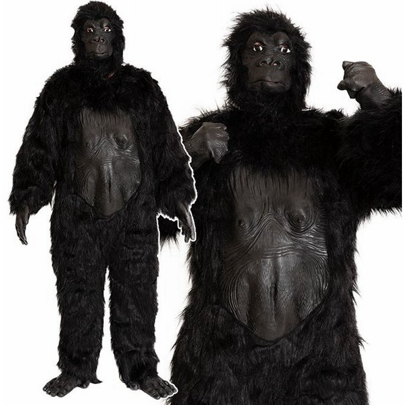 ゴリラ 着ぐるみ コスプレ Gorilla 動物 衣装 リアル 大人用 ハロウィン アニマル