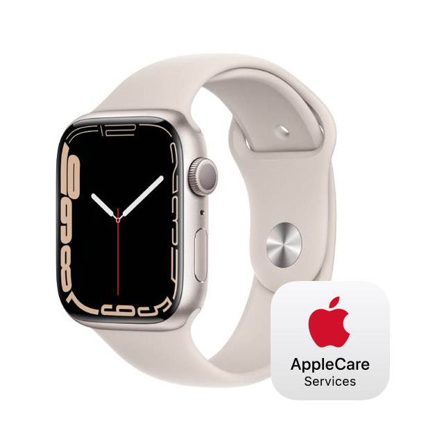 Apple Watch Series 7 GPS, 45mm Starlight Aluminium Case with