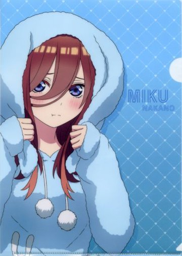 中野三玖A4文件夾兔子玩偶Ver.電影五等分的新娘×堂吉柯德