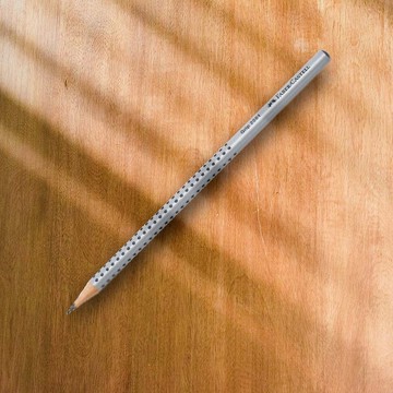 Faber-Castell GRIP 2001 鉛筆 HB-銀一盒(原廠正貨)