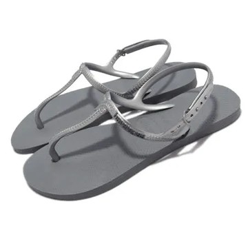 Havaianas 涼拖鞋 Twist 女鞋 銀灰色 夾腳 哈瓦仕 41447565178W