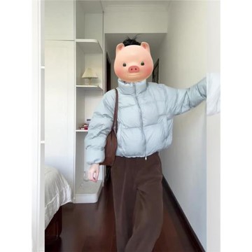 韓系加厚保暖小香風高級感棉服2025年冬季時尚溫柔風洋氣短款外套