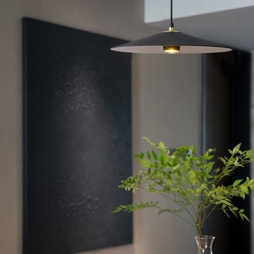 免運 開立發票 檯燈 壁燈 落地燈 吸頂燈 床頭燈 現代簡約個性創意新款單頭COB餐桌圓形飛碟吊燈極簡餐廳吊燈