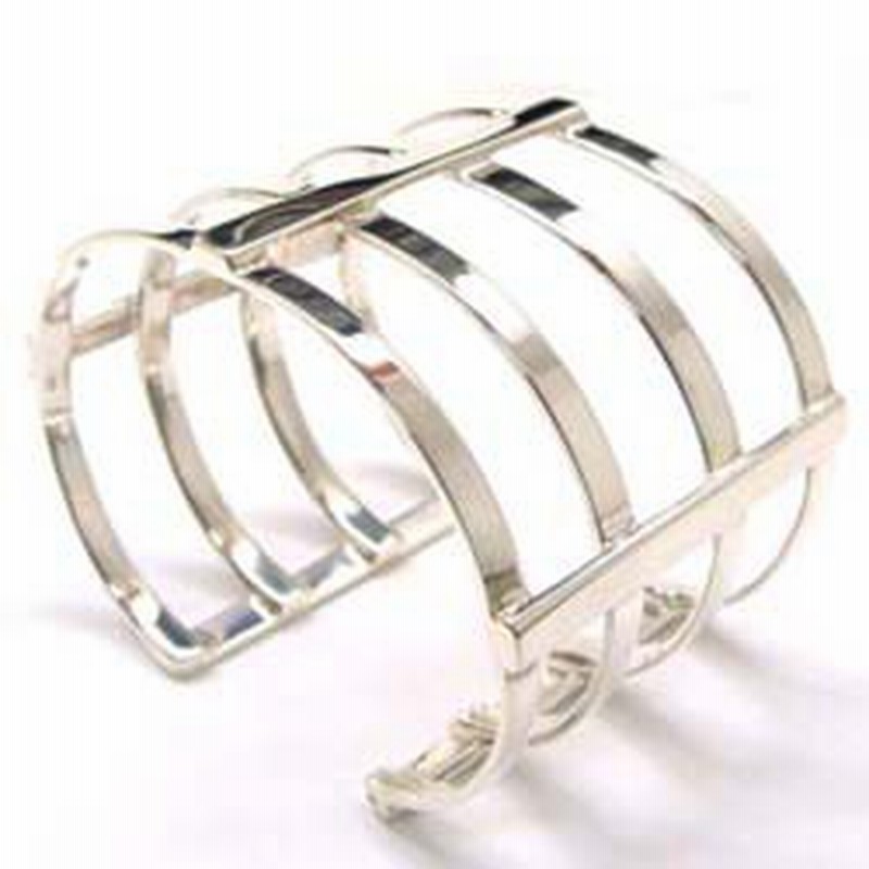 ハンドカフシルバーバングル シルバー925 スターリングシルバー 高級  