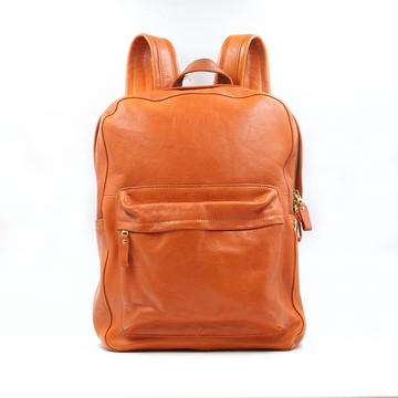 手工植鞣皮革-L號後背包 leather backpack