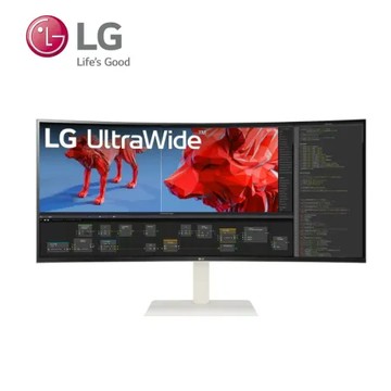 【LG 樂金】38型UltraWide™ 21:9 QHD+曲面多工螢幕 (38WR85QC-W)