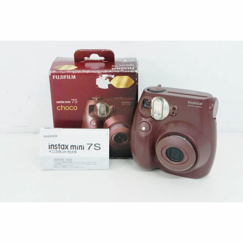 FUJI FILM INSTAX MINI7S チョコ FUJIFILM 富士フイルム instax mini