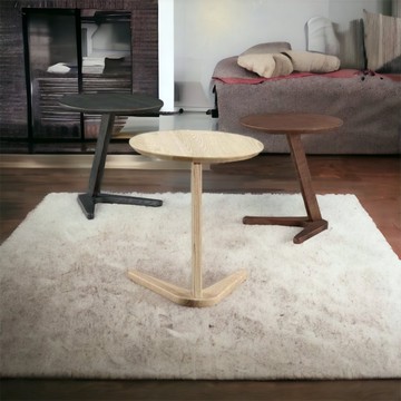 📦台灣現貨免運 梣木實木茶几 桌子 沙發邊桌茶几桌 茶几 咖啡桌 客廳桌 邊桌 小圓桌 桌邊桌 置物茶几 茶几圓形小邊桌