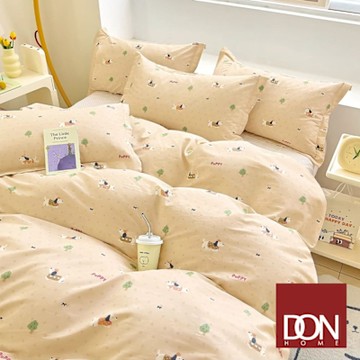 DON 100%純棉床包枕套組(單人/雙人/加大)-多款任選