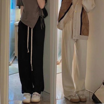 HELIPORT停機坪 基礎直筒長褲潮牌垂墜感寬松男女高街休閑衛褲子