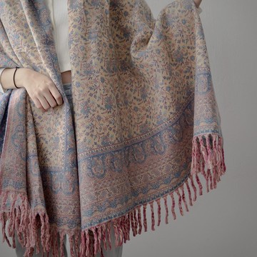 印度繽紛碎花 - 粉紫