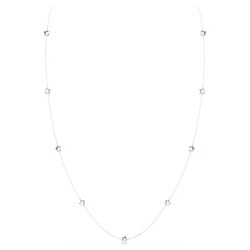 【Swarovski 施華洛世奇】Chroma 項鏈 (星星 白色 鍍白金色)(5754181)
