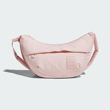 Adidas W Mh Pad Sh Bag [JH3743] 側背包 運動 休閒 輕量 肩背 斜背 沙粉紅
