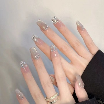 💗台灣出貨💗美甲穿戴甲純手工可拆月半彎高階感美甲指甲貼片可重複使用貓眼店長推薦