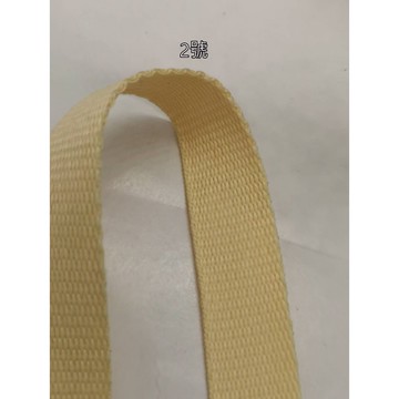 2公分密紋織帶 嫩黃 滌棉織帶 提把 背包 斜背帶 後背帶 腰帶 肩背帶 現貨 拼布材料 箱包材料 愛心手工材料鋪