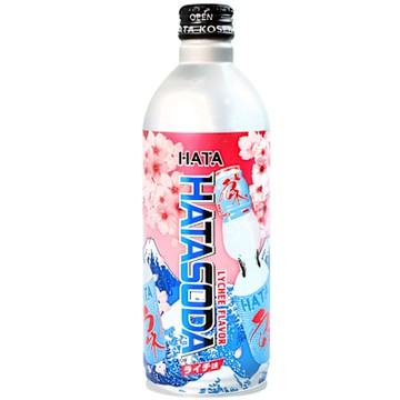 Hata 隨手罐碳酸汽水[荔枝風味] 483ml