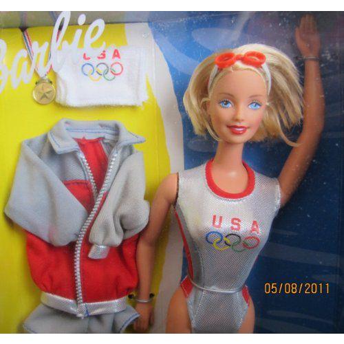 SWIMMING Champion Barbie バービー Doll REALLY SWIMS! Olympics