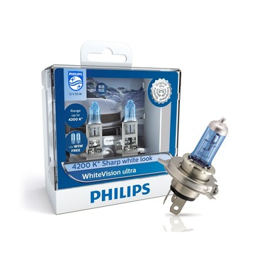 PHILIPS 頭燈 雪曜光60% 4200K H1(車麗屋)