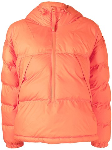 adidas by Stella McCartney - padded performance jacket - women - Recycled Polyester/Polyester/Polyester - M - Orange