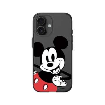 iPhone 16 Clear (相機按鈕) 酷墨灰 - 迪士尼-米奇 Mickey - Look at the camera-米奇