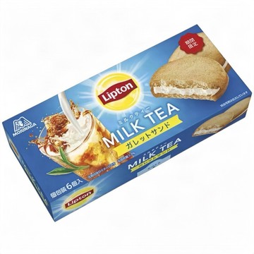 #悠西將# 日本 森永 MORINAGA 夾心派 MILK TEA 立頓奶茶風味 Lipton 立頓奶茶風味夾心派