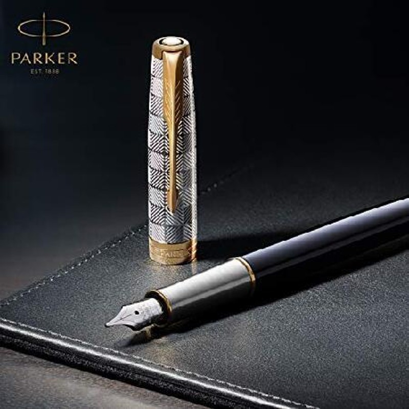 PARKER パーカー公式 ソネット プレミアム 万年筆 F 細字 高級