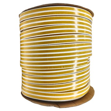 D型隔音條 背膠自黏性密封條 三元乙丙發泡(EPDM)人工橡膠材質 適用於玻璃門、房門、落地窗、鋁門等  1條