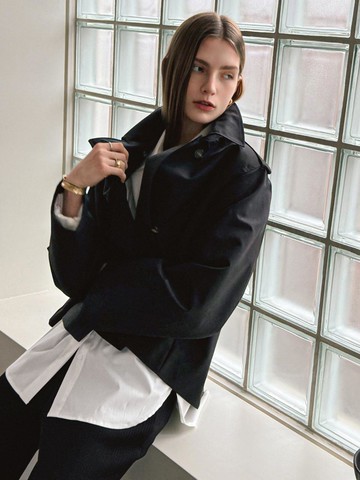 Loose Trench Blazer