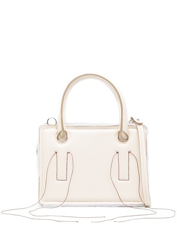 DENTRO - mini Otto tote bag - women - Leather - One Size - White