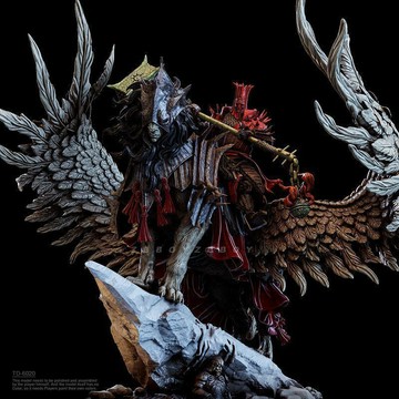 【台灣出貨】✨免運 白膜 38mm 50mm 75mm 滅神地獄 血獸屍王騎士 樹脂白模 TD-6020/3D 模型製作
