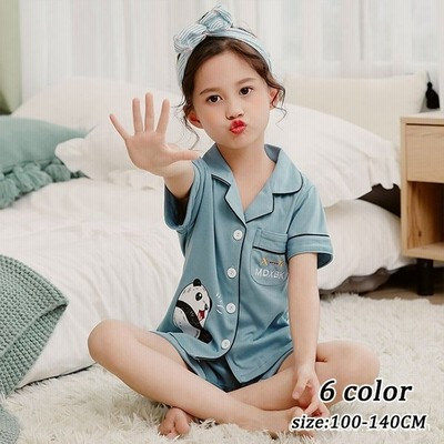 子供パジャマ 半袖 キッズパジャマ 女の子 おしゃれ ガールズルームウェア 前開き ウェア こどもパジャマ 2色 部屋着 寝巻き 110 1 130 140 150 160cm 通販 Lineポイント最大get Lineショッピング