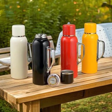 316不銹鋼保溫壺家用大容量燜茶壺2024新款高檔溫顯車載便攜水壺