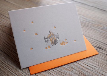 Ditto Ditto - 秋 - 活版印刷情人卡