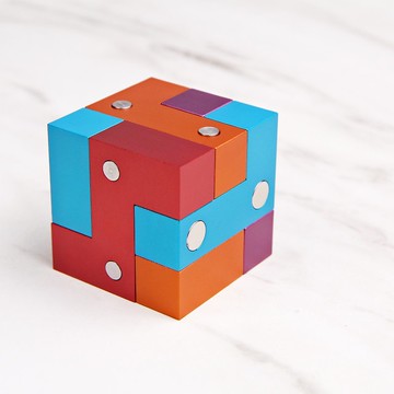 【航太邊角料再造】俄羅斯方塊魯班鎖 Square Tetris