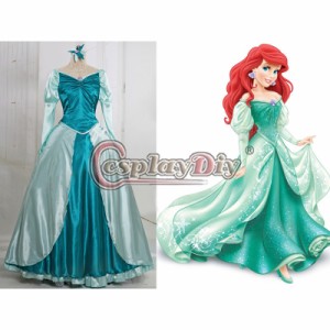 高品質 高級コスプレ衣装 ディズニー リトルマーメイド 風 アリエル タイプ ドレス Green Bell Princess Ariel Dress  Ver.10 | LINEブランドカタログ